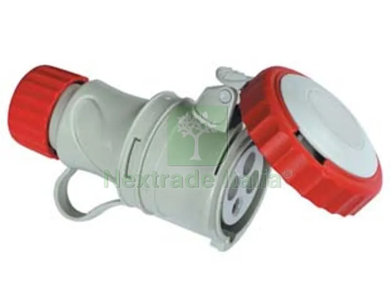 PRESA INDUSTRIALE VOLANTE ARGO ROSSA 3P+N+T CEE IP67 - 32A colore rosso 71165 — Interruttori e prese — rif. FERX.FER498562 PRESA INDUSTRIALE VOLANTE ARGO ROSSA 3P+N+T CEE IP67 - 32A colore rosso 71165 — Interruttori e prese — rif. FERX.FER498562