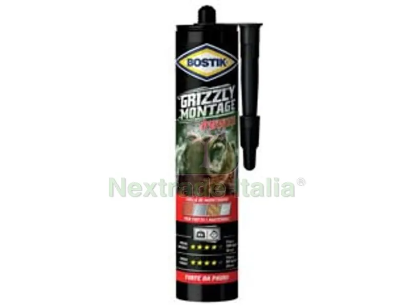 3PZ GRIZZLY MONTAGE POWER IN CARTUCCIA - gr.370 - bianco — Adesivi e sigillanti — rif. FERX.FER498685 3PZ GRIZZLY MONTAGE POWER IN CARTUCCIA - gr.370 - bianco — Adesivi e sigillanti — rif. FERX.FER498685