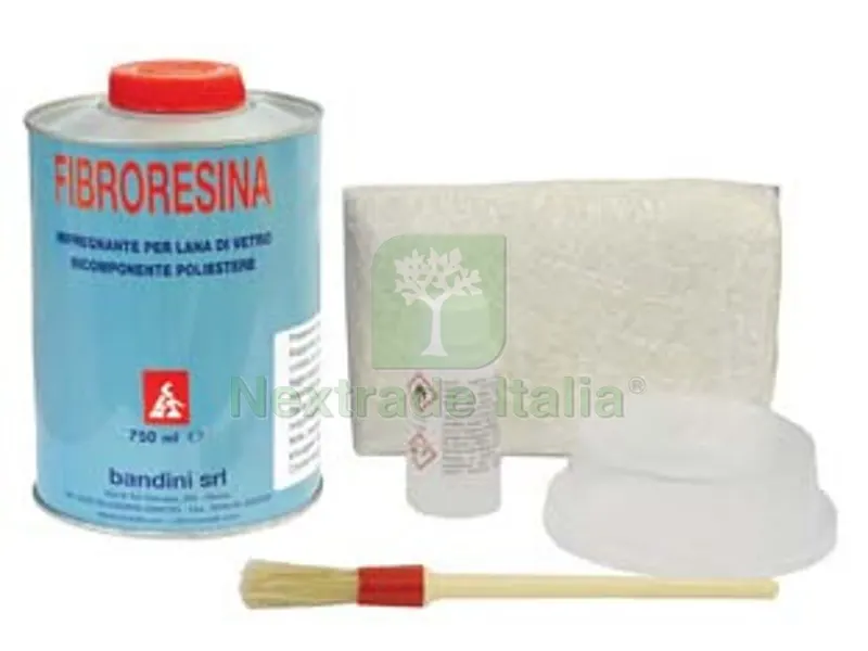 KIT FIBRORESINA - ml.750 — Cemento, malte e collanti edili — rif. FERX.FER71147 KIT FIBRORESINA - ml.750 — Cemento, malte e collanti edili — rif. FERX.FER71147