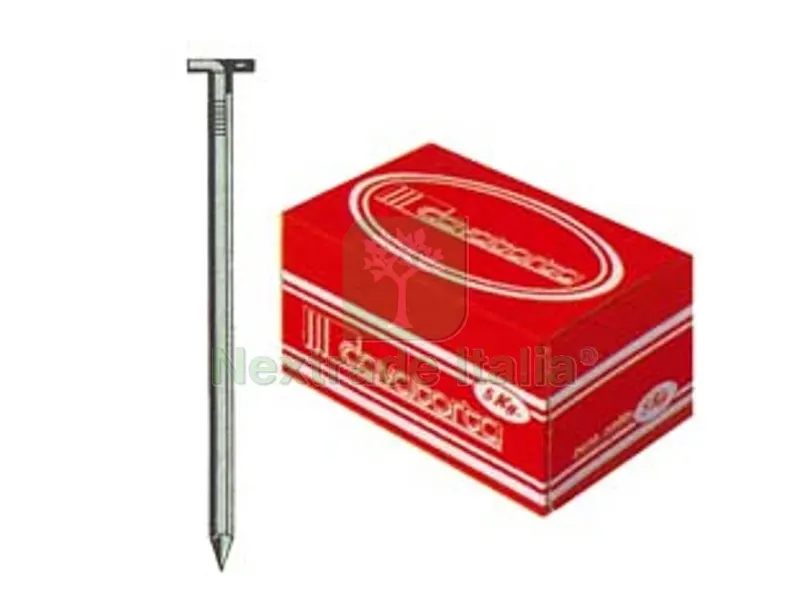 5KG CHIODI TESTA PIANA - ? mm. 24x200 — Chiodi e graffe — rif. FERX.FER74711 5KG CHIODI TESTA PIANA - ? mm. 24x200 — Chiodi e graffe — rif. FERX.FER74711