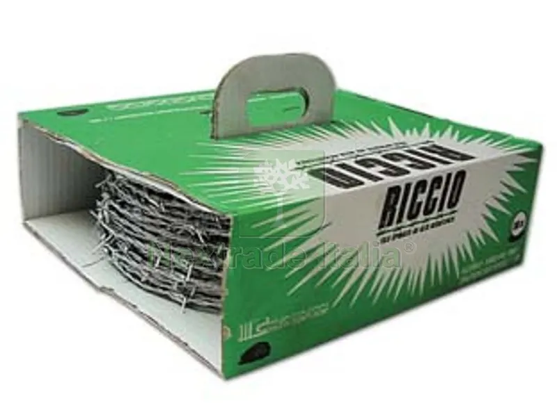 FILO SPINATO MT.100 ZINCATO "RICCIO" — Interruttori e prese — rif. FERX.FER33145 FILO SPINATO MT.100 ZINCATO "RICCIO" — Interruttori e prese — rif. FERX.FER33145