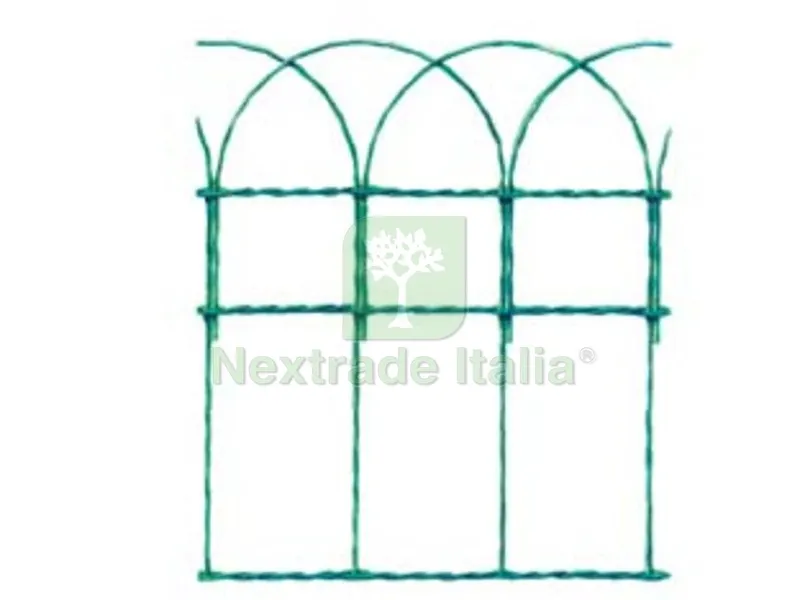 RETE PLASTIFICATA VERDE "ARCOPLAX" - cm.65h. filo verticale 3,2 orizzontale 2,2 — Reti ornamentali e da giardino — rif. FERX.FER33558 RETE PLASTIFICATA VERDE "ARCOPLAX" - cm.65h. filo verticale 3,2 orizzontale 2,2 — Reti ornamentali e da giardino — rif. FERX.FER33558