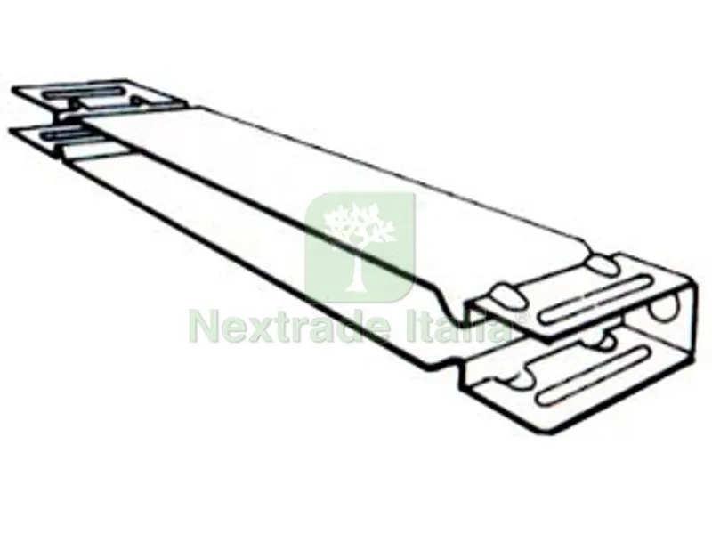 2PZ TRAVERSINO PER SCAFFALE A GANCIO - mm.500 — Casalinghi e organizzazione — rif. FERX.FER95945 2PZ TRAVERSINO PER SCAFFALE A GANCIO - mm.500 — Casalinghi e organizzazione — rif. FERX.FER95945