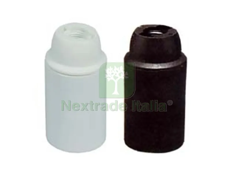 10PZ PORTALAMPADA E14 TERMOPLASTICO LISCIO - colore bianco — Illuminazione — rif. FERX.FER88947 10PZ PORTALAMPADA E14 TERMOPLASTICO LISCIO - colore bianco — Illuminazione — rif. FERX.FER88947