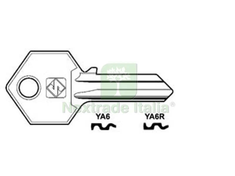 25PZ CHIAVI PER CILINDRI YALE 4 SPINE GRANDI - YA6 DX — Serrature e cilindri — rif. FERX.FER55055 25PZ CHIAVI PER CILINDRI YALE 4 SPINE GRANDI - YA6 DX — Serrature e cilindri — rif. FERX.FER55055