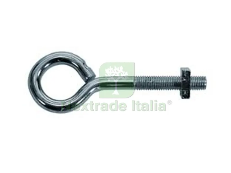 100PZ OCCHIOLO A VITE CON DADO QUADRO - n?5 - ? mm.6x50 — Minuteria metallica — rif. FERX.FER1335 100PZ OCCHIOLO A VITE CON DADO QUADRO - n?5 - ? mm.6x50 — Minuteria metallica — rif. FERX.FER1335
