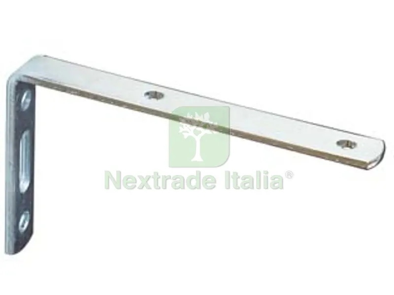 40PZ MENSOLE MEDIE IN FERRO ZINCATO - mm.200 — Arredo — rif. FERX.FER4978 40PZ MENSOLE MEDIE IN FERRO ZINCATO - mm.200 — Arredo — rif. FERX.FER4978