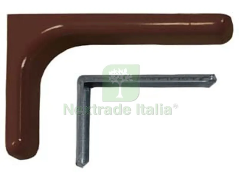 2PZ REGGIMENSOLE PER ARREDAMENTO MARRONI - mm.120, spessore mm.10 — Arredo — rif. FERX.FER5180 2PZ REGGIMENSOLE PER ARREDAMENTO MARRONI - mm.120, spessore mm.10 — Arredo — rif. FERX.FER5180