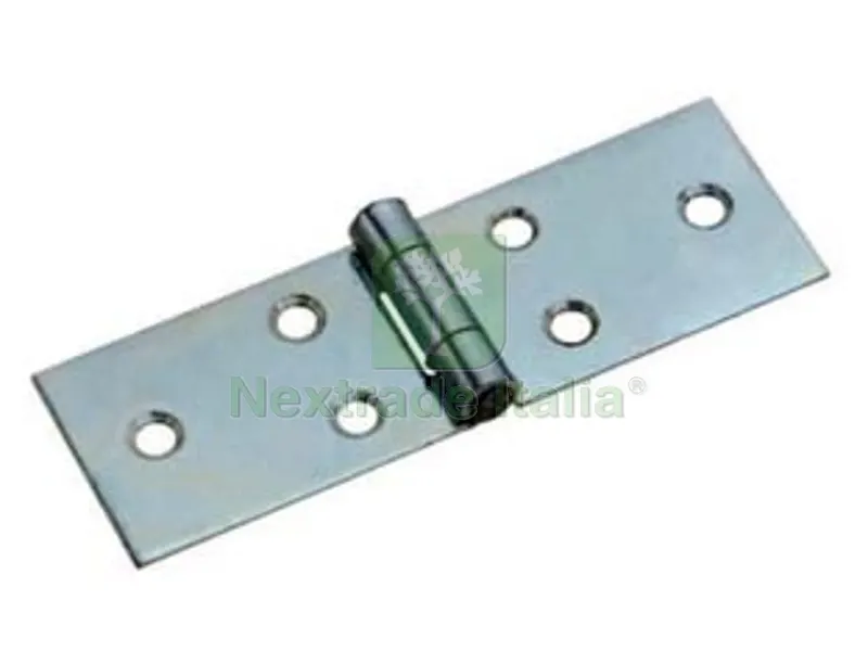 24PZ CERNIERE LUNGHE CON PERNO FISSO ART.122 - mm.28x140x1,4 — Cerniere e cardini — rif. FERX.FER30557 24PZ CERNIERE LUNGHE CON PERNO FISSO ART.122 - mm.28x140x1,4 — Cerniere e cardini — rif. FERX.FER30557