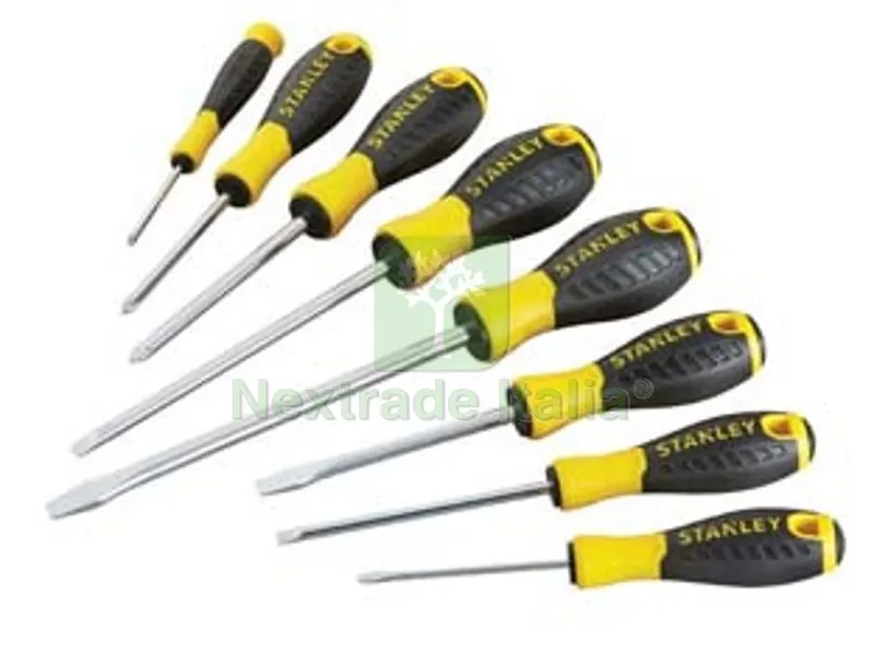 giraviti essential in serie 8 pezzi - (stht0-60210) — Cacciaviti e giraviti — rif. FERX.FER34364