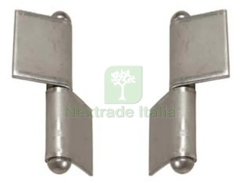 16PZ CERNIERE FISCE ALA MEDIA ART.240 - mm.160x90 DX — Cerniere e cardini — rif. FERX.FER161169