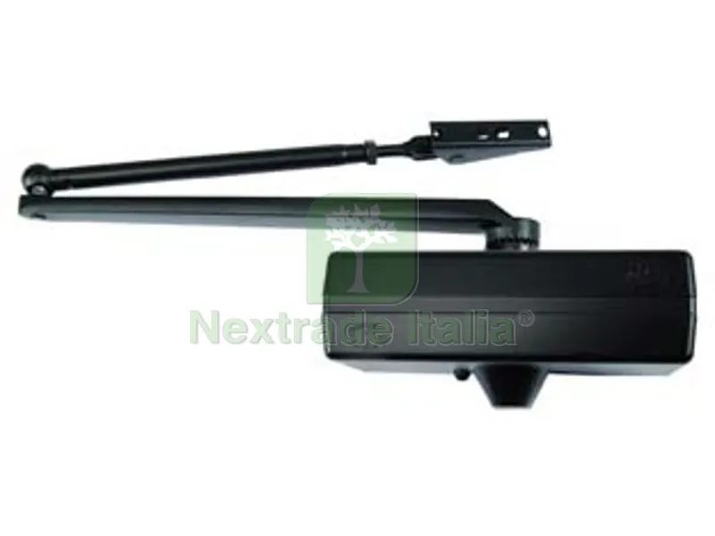 CHIUDIPORTA AEREI CON ARRESTO SERIE 564 - 564 nero (ME6409030) — Ferramenta porte e finestre — rif. FERX.FER104012