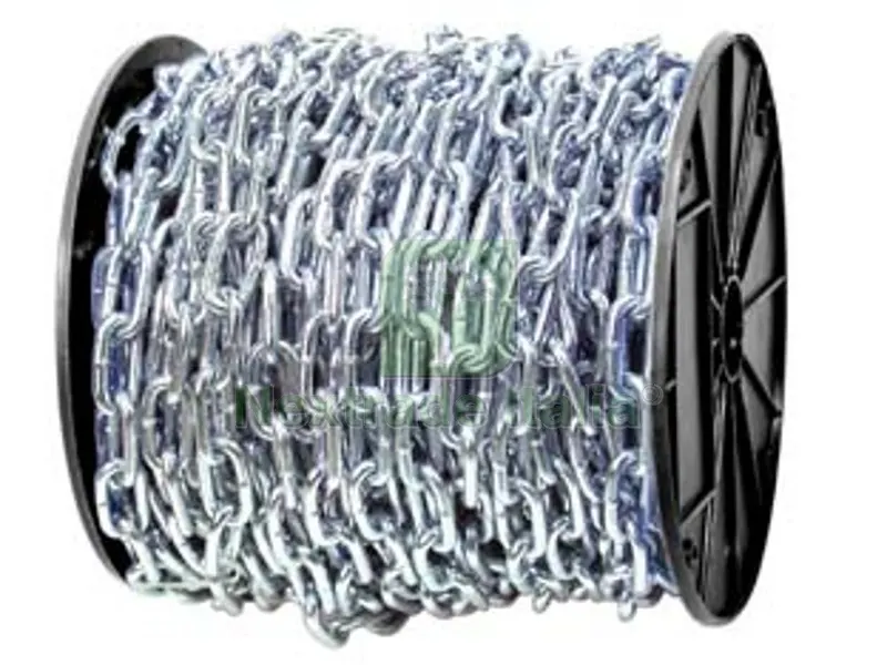 CATENA GENOVESE ZINCATA IN ROTOLI - n?22 maglia ? mm.5,5 in rotoli da mt.35 — Tempo libero outdoor — rif. FERX.FER118347 CATENA GENOVESE ZINCATA IN ROTOLI - n?22 maglia ? mm.5,5 in rotoli da mt.35 — Tempo libero outdoor — rif. FERX.FER118347