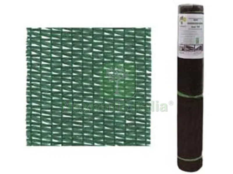 RETE OMBREGGIANTE "NORMALE" 90% VERDE IN MINIROLL mt.1,5h. rot. mt.6 — Reti e recinzioni — rif. FERX.FER459174
