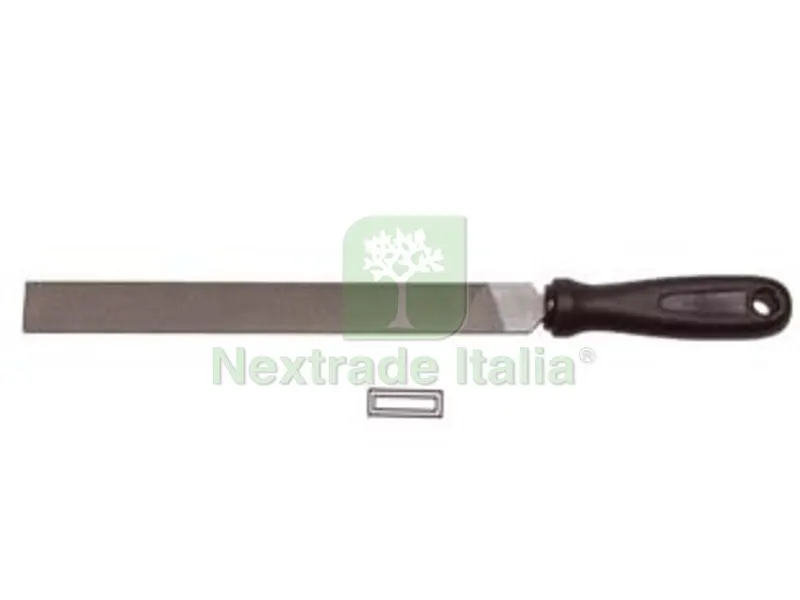 2PZ LIME PIATTE PARALLELE CON MANICO PLASTICA - 4" mm.100 taglio bastardo — Lime e raspe — rif. FERX.FER124898 2PZ LIME PIATTE PARALLELE CON MANICO PLASTICA - 4" mm.100 taglio bastardo — Lime e raspe — rif. FERX.FER124898