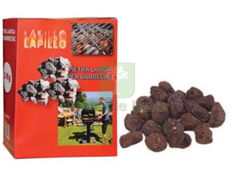 PIETRA LAVICA PER BARBECUE A GAS KG. 2 — Tempo libero outdoor — rif. FERX.FER128957
