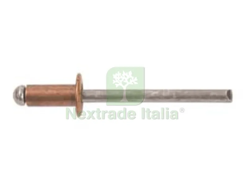 10BLISTER RIVETTI IN RAME - ? mm.4x9 — Rivetti — rif. FERX.FER135276