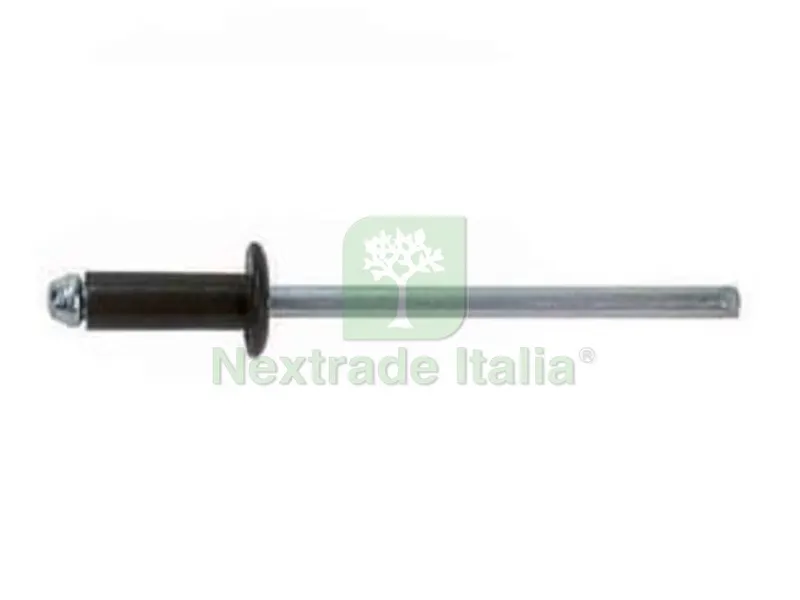 10BLISTER RIVETTI IN ALLUMINIO TESTA DI MORO - ? mm.4x10 — Rivetti — rif. FERX.FER135528