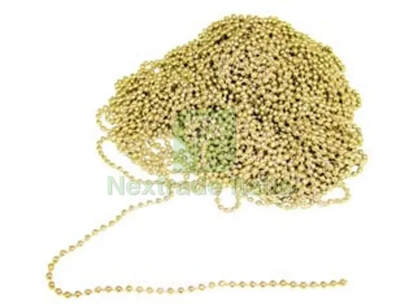 25MT catena a in ottone lucido - ? mm.3,5 — Lucchetti e catene — rif. FERX.FER147750