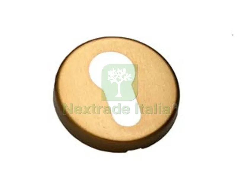 2PZ BOCCHETTA FORO YALE IN ALLUMINIO BRONZATO — Maniglie e pomelli — rif. FERX.FER148177 2PZ BOCCHETTA FORO YALE IN ALLUMINIO BRONZATO — Maniglie e pomelli — rif. FERX.FER148177