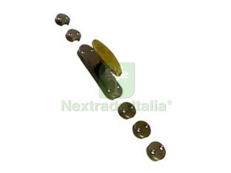 10PZ CREMONESE IN FERRO DA APPLICARE CON MANIGLIA OTTONATA — Maniglie e pomelli — rif. FERX.FER153188 10PZ CREMONESE IN FERRO DA APPLICARE CON MANIGLIA OTTONATA — Maniglie e pomelli — rif. FERX.FER153188