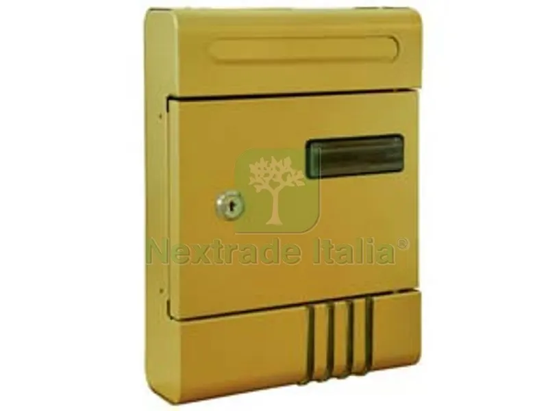 cassetta postale in metallo per esterni bronzata - cm.20,5x6,5x29h. - bronzato — Casalinghi e organizzazione — rif. FERX.FER166232 cassetta postale in metallo per esterni bronzata - cm.20,5x6,5x29h. - bronzato — Casalinghi e organizzazione — rif. FERX.FER166232