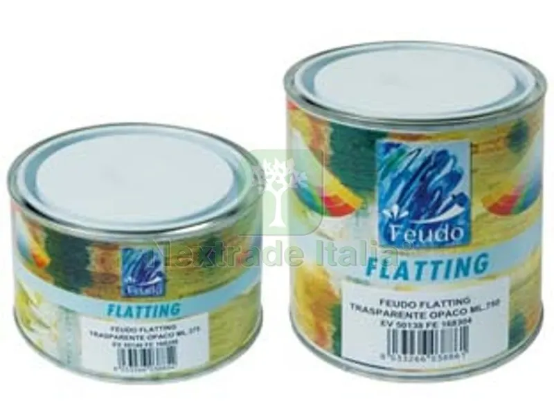 6PZ FLATTING TRASPARENTE OPACO IN BARATTOLO (FLATTING LUX) - ml.750 trasparente opaco — Vernici e smalti — rif. FERX.FER168304 6PZ FLATTING TRASPARENTE OPACO IN BARATTOLO (FLATTING LUX) - ml.750 trasparente opaco — Vernici e smalti — rif. FERX.FER168304