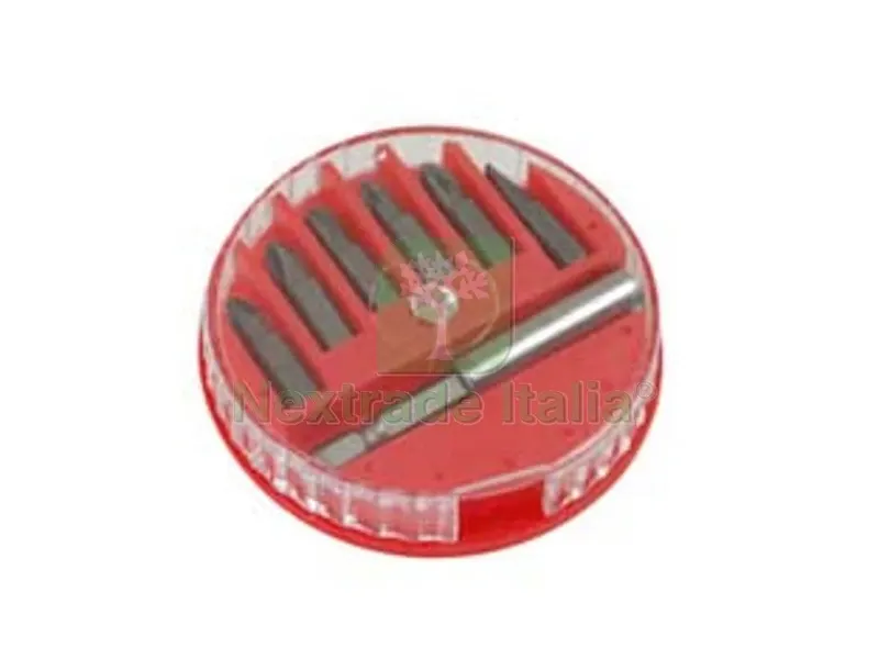 4BLISTER INSERTI MAGNETICI 7 PEZZI IN ACCIAIO SK2 — Cacciaviti e giraviti — rif. FERX.FER172998