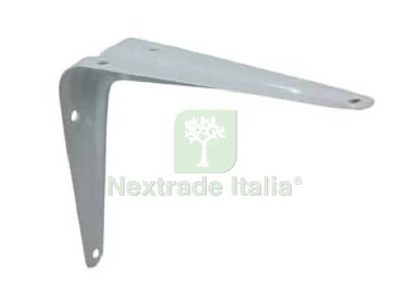 24PZ MENSOLA ACCIAIO NERVATA BIANCA - mm.200x250 — Arredo — rif. FERX.FER179881