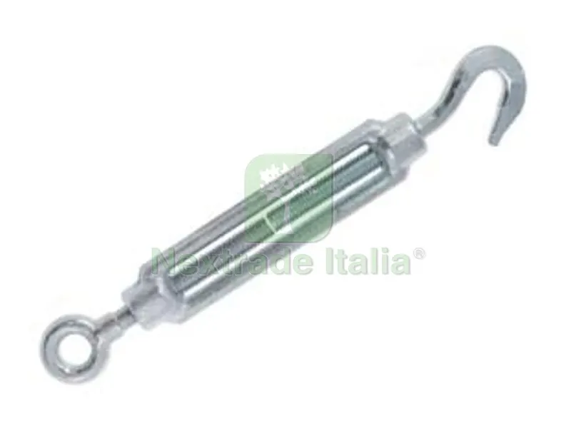 100PZ TENDITORE OCCHIO E GANCIO - ø mm.5 3/16" — Accessori recinzione — rif. FERX.FER184168 100PZ TENDITORE OCCHIO E GANCIO - ø mm.5 3/16" — Accessori recinzione — rif. FERX.FER184168