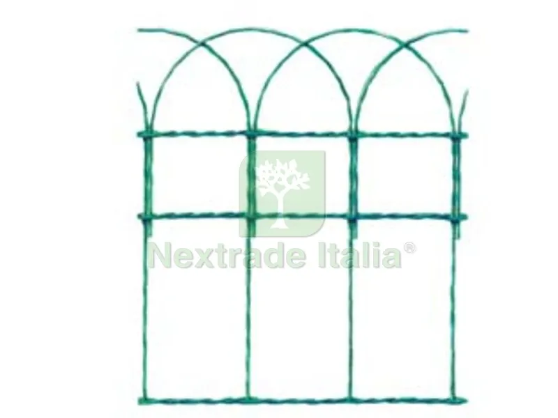 RETE PLASTIFICATA VERDE AD ARCHETTO ROTOLO MT.10 - cm.40h. — Seghe e lame manuali — rif. FERX.FER202527 RETE PLASTIFICATA VERDE AD ARCHETTO ROTOLO MT.10 - cm.40h. — Seghe e lame manuali — rif. FERX.FER202527