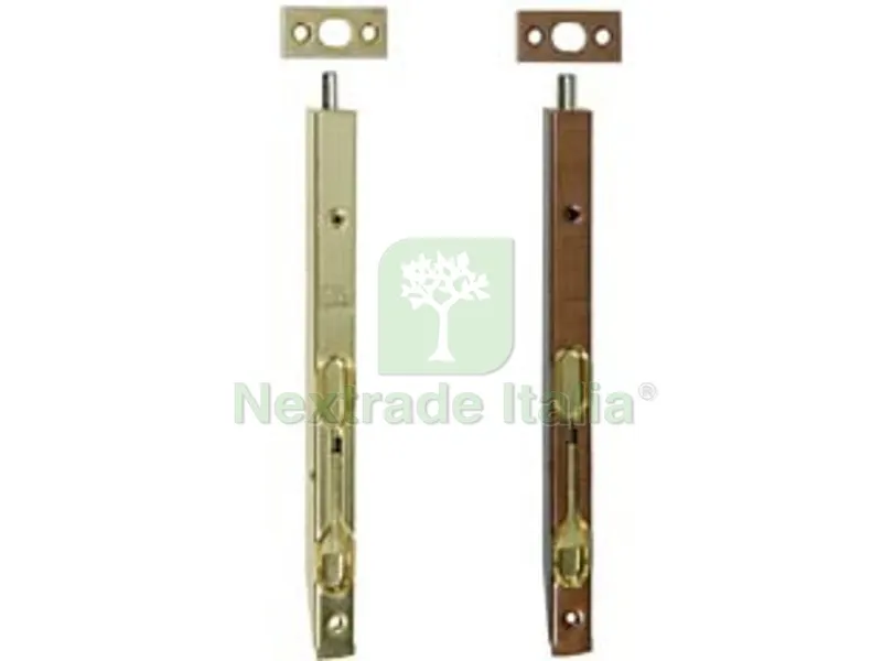 20PZ CATENACCI A LEVA FRONTALE DA INCASSO - mm.200X16 bronzato (D.00320.20.22) — Ferramenta porte e finestre — rif. FERX.FER204507 20PZ CATENACCI A LEVA FRONTALE DA INCASSO - mm.200X16 bronzato (D.00320.20.22) — Ferramenta porte e finestre — rif. FERX.FER204507