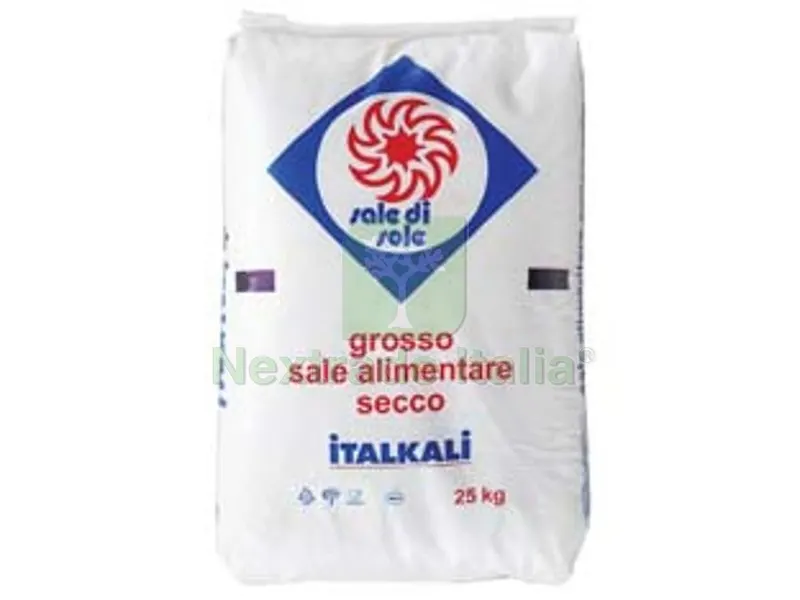 SALE DI SOLE SECCO GROSSO ALIMENTARE - Kg.25 in busta — Lime e raspe — rif. FERX.FER204576