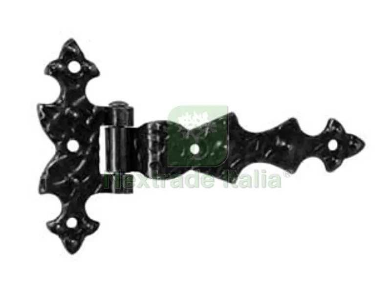 10PZ CERNIERE A BANDELLA CON COLLO - mm.70x100 — Cerniere e cardini — rif. FERX.FER208956