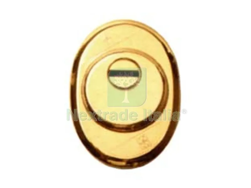 DEFENDER CON MOSTRINA IN OTTONE LUCIDO - defender mm.50x25h. — Serrature e cilindri — rif. FERX.FER214735 DEFENDER CON MOSTRINA IN OTTONE LUCIDO - defender mm.50x25h. — Serrature e cilindri — rif. FERX.FER214735