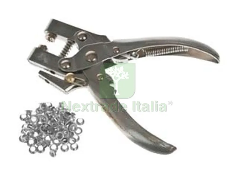 PINZA OCCHIELLATRICE PROFESSIONALE CON OCCHIELLI - mm.170 — Pinze e tronchesi — rif. FERX.FER241847