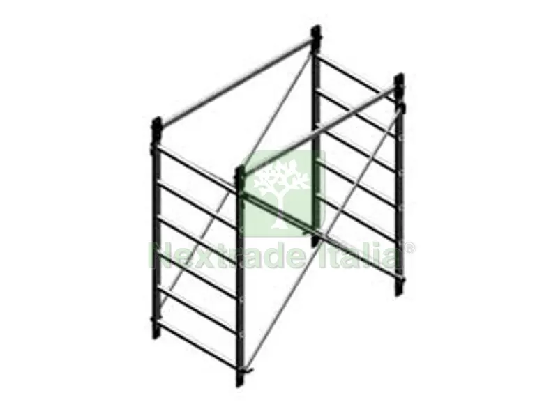 KIT ALZATA PER TRABATTELLO "ALUMITO" - cm.180h., peso Kg.17,4 — Scale e ponteggi — rif. FERX.FER243308