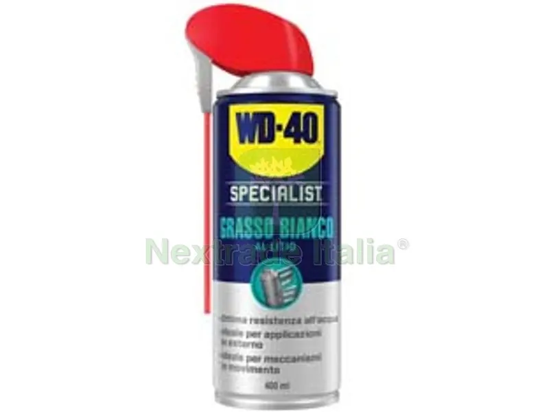 3PZ wd-40 specialist spray grasso bianco al litio - ml.400 — Lubrificanti e oli — rif. FERX.FER246651 3PZ wd-40 specialist spray grasso bianco al litio - ml.400 — Lubrificanti e oli — rif. FERX.FER246651