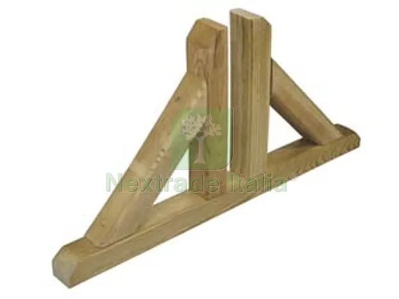 2PZ SUPPORTO PIEDE DOPPIO IN PINO IMPREGNATO - cm..60x4,5x30h. — Recinzioni in legno — rif. FERX.FER295192 2PZ SUPPORTO PIEDE DOPPIO IN PINO IMPREGNATO - cm..60x4,5x30h. — Recinzioni in legno — rif. FERX.FER295192