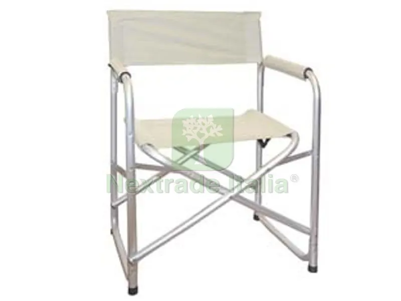 SEDIA REGISTA IN ALLUMINIO BIANCA - cm.56x47x78h. — Arredo — rif. FERX.FER259774 SEDIA REGISTA IN ALLUMINIO BIANCA - cm.56x47x78h. — Arredo — rif. FERX.FER259774