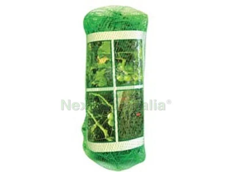 RETE PER RAMPICANTI VERDE - cm.200h. rotolo da mt.10 in plastica verde — Reti e recinzioni — rif. FERX.FER270199