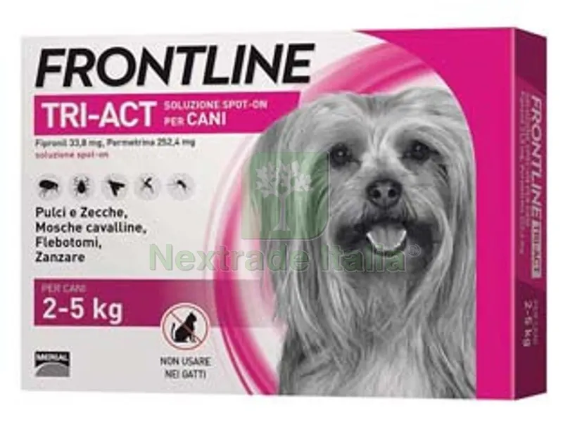 tri-act spot-on per cani "xs" - in confezione da 6 pipette — Cani — rif. FERX.FER438186