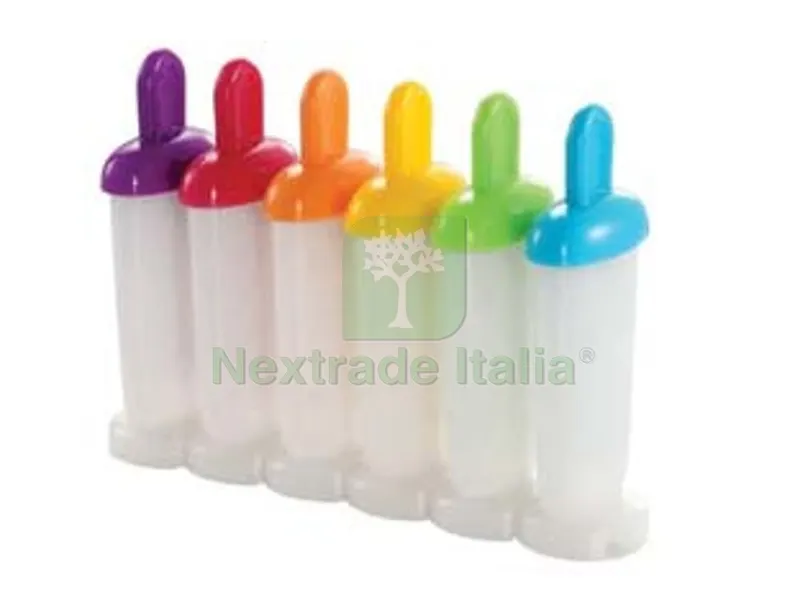 STAMPI PER GHIACCIOLI "BAMBINI" - supporto cm.12x16, nr.6 stampi h cm.12 — Casalinghi e organizzazione — rif. FERX.FER286015 STAMPI PER GHIACCIOLI "BAMBINI" - supporto cm.12x16, nr.6 stampi h cm.12 — Casalinghi e organizzazione — rif. FERX.FER286015