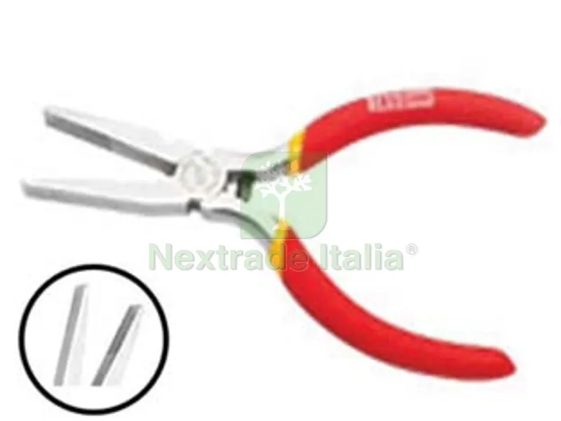 3PZ PINZA MINI BECCHI PIATTI DIRITTI MM.110 — Pinze e tronchesi — rif. FERX.FER299947 3PZ PINZA MINI BECCHI PIATTI DIRITTI MM.110 — Pinze e tronchesi — rif. FERX.FER299947
