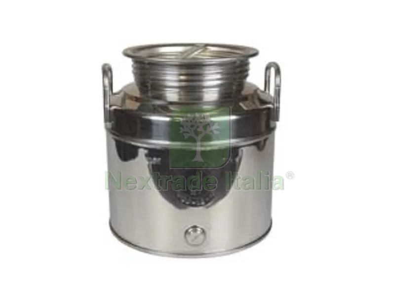 FUSTO INOX PER OLIO GRAFFATO LT.15 — Chiodi e graffe — rif. FERX.FER312646 FUSTO INOX PER OLIO GRAFFATO LT.15 — Chiodi e graffe — rif. FERX.FER312646