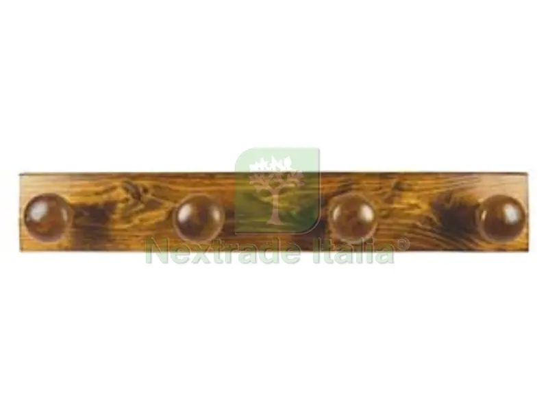APPENDIABITI IN LEGNO 4 POSTI NOCE - cm.9x59 — Casalinghi e organizzazione — rif. FERX.FER323123 APPENDIABITI IN LEGNO 4 POSTI NOCE - cm.9x59 — Casalinghi e organizzazione — rif. FERX.FER323123