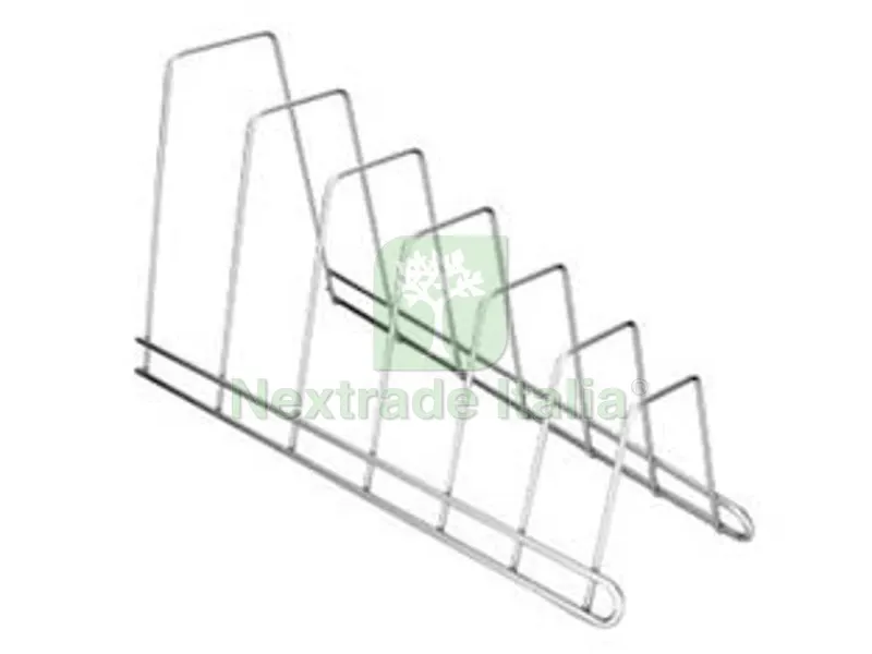 PORTA COPERCHI A 6 POSTI "CRICKET" - cm.34x15x18 — Casalinghi e organizzazione — rif. FERX.FER324250