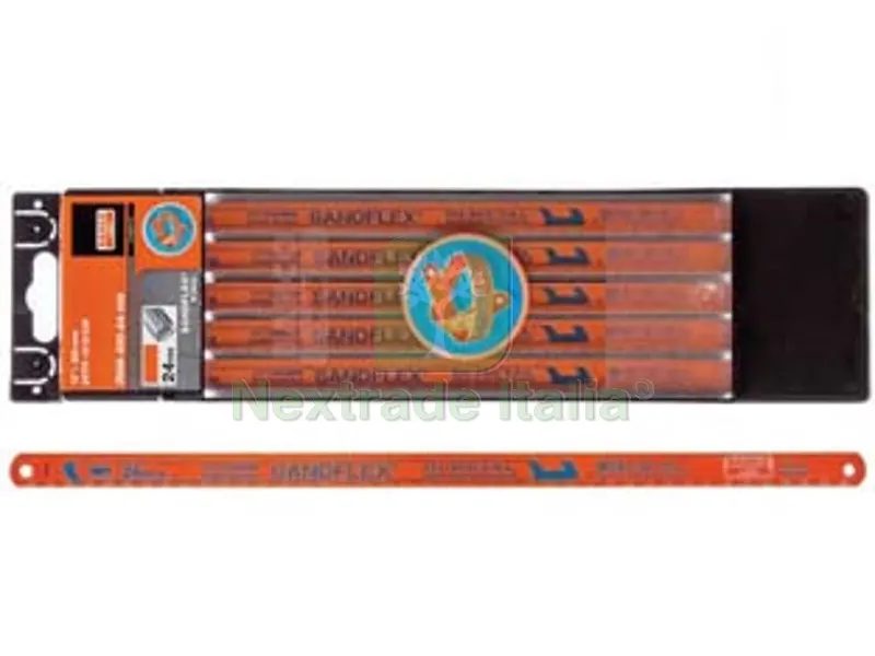 10PZ LAMA PER ARCHETTO BIMETALLICA SANDFLEX HSS — Seghe e lame manuali — rif. FERX.FER335508 10PZ LAMA PER ARCHETTO BIMETALLICA SANDFLEX HSS — Seghe e lame manuali — rif. FERX.FER335508