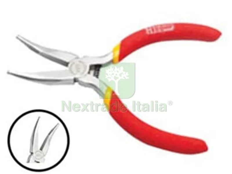 3PZ PINZA MINI BECCHI MEZZI TONDI PIEGATI MM.110 — Pinze e tronchesi — rif. FERX.FER354653 3PZ PINZA MINI BECCHI MEZZI TONDI PIEGATI MM.110 — Pinze e tronchesi — rif. FERX.FER354653