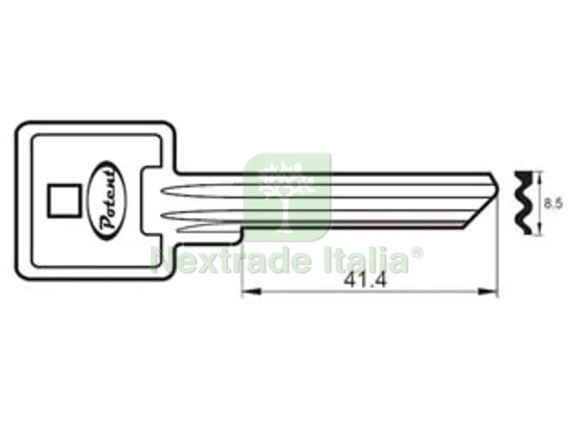 10PZ CHIAVE GREZZA K2640 R1 — Serrature e cilindri — rif. FERX.FER365086 10PZ CHIAVE GREZZA K2640 R1 — Serrature e cilindri — rif. FERX.FER365086
